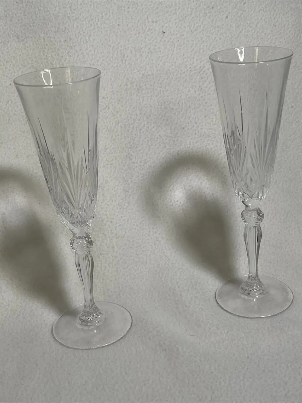 RCR Royal Crystal Rock Overture Fluted Champagne Stem 8-3/8
